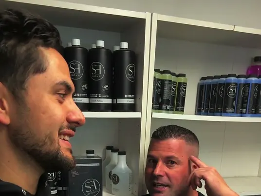 Jason from Panda Pro Detail with Josh from Tarai Marketing